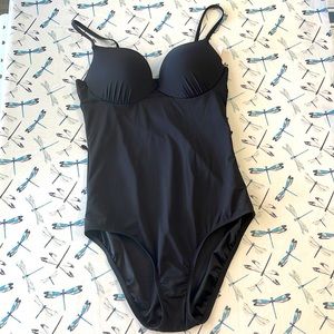 Tag still on, never worn, black swimsuit one piece from Victoria’s Secret.